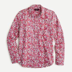 J. Crew Liberty Fabrics Slim Perfect Shirt in Wiltshire Floral Size 0